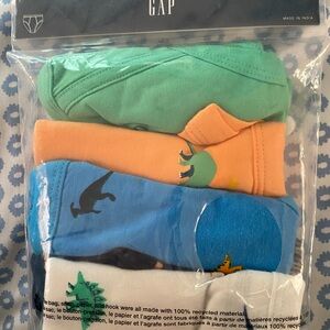 GAP Kids Dinosaur Underwear Set - Green, Orange, Blue, White